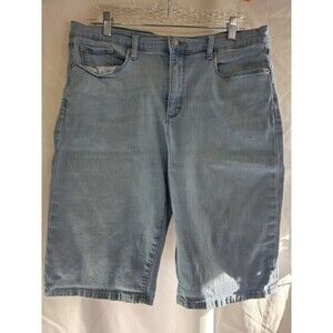 BANANA REPUBLIC Shorts Women's 32/14 Light Wash Denim Jeans Long